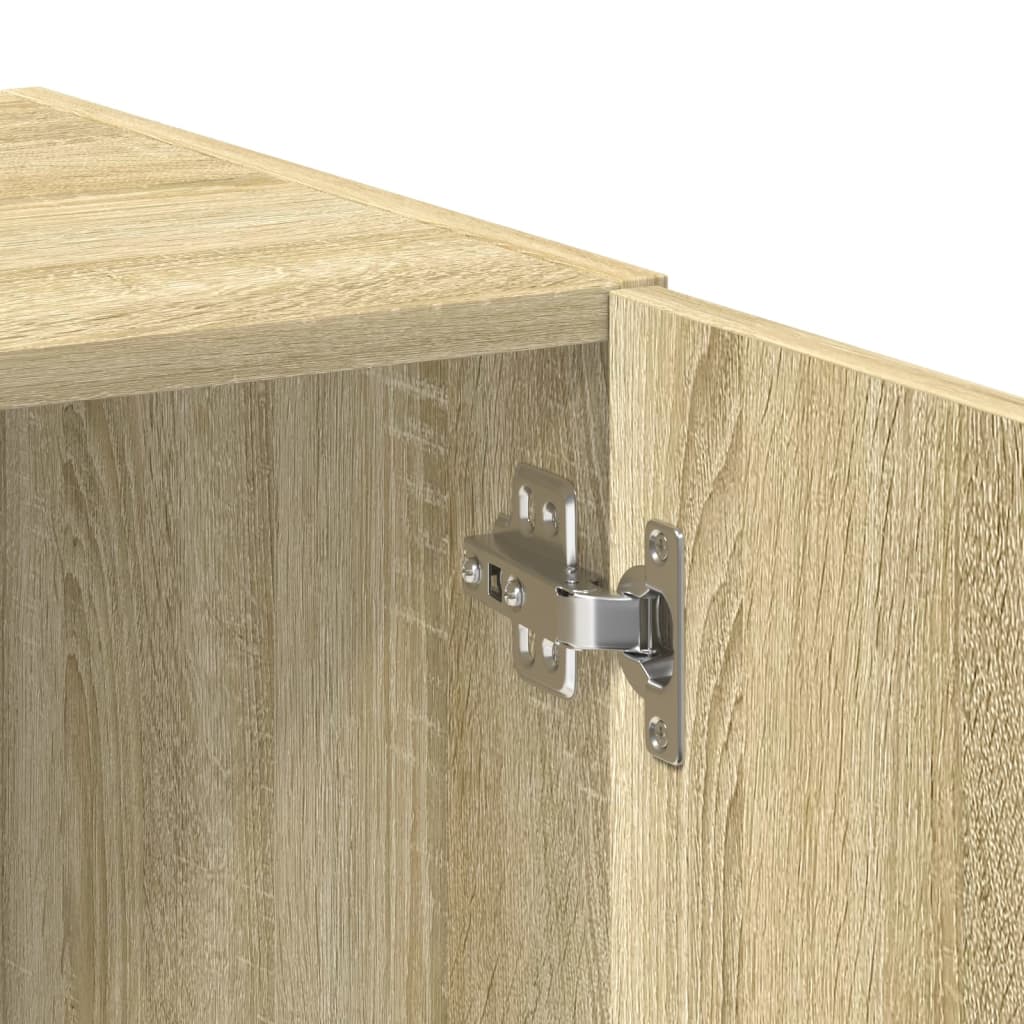 Highboard Sonoma-Eiche 80x42,5x249 cm Holzwerkstoff