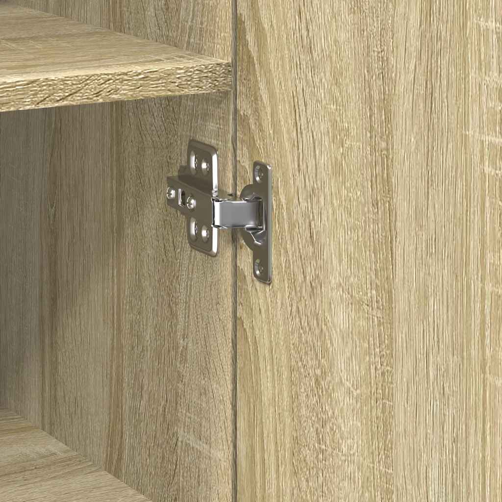 Highboard Sonoma-Eiche 30x42,5x185 cm Holzwerkstoff