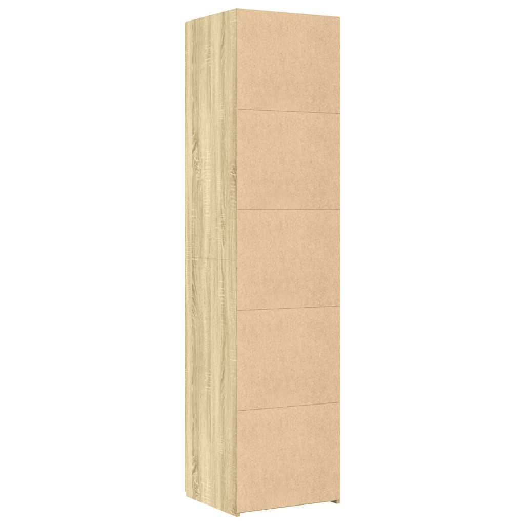 Highboard Sonoma-Eiche 45x42,5x185 cm Holzwerkstoff