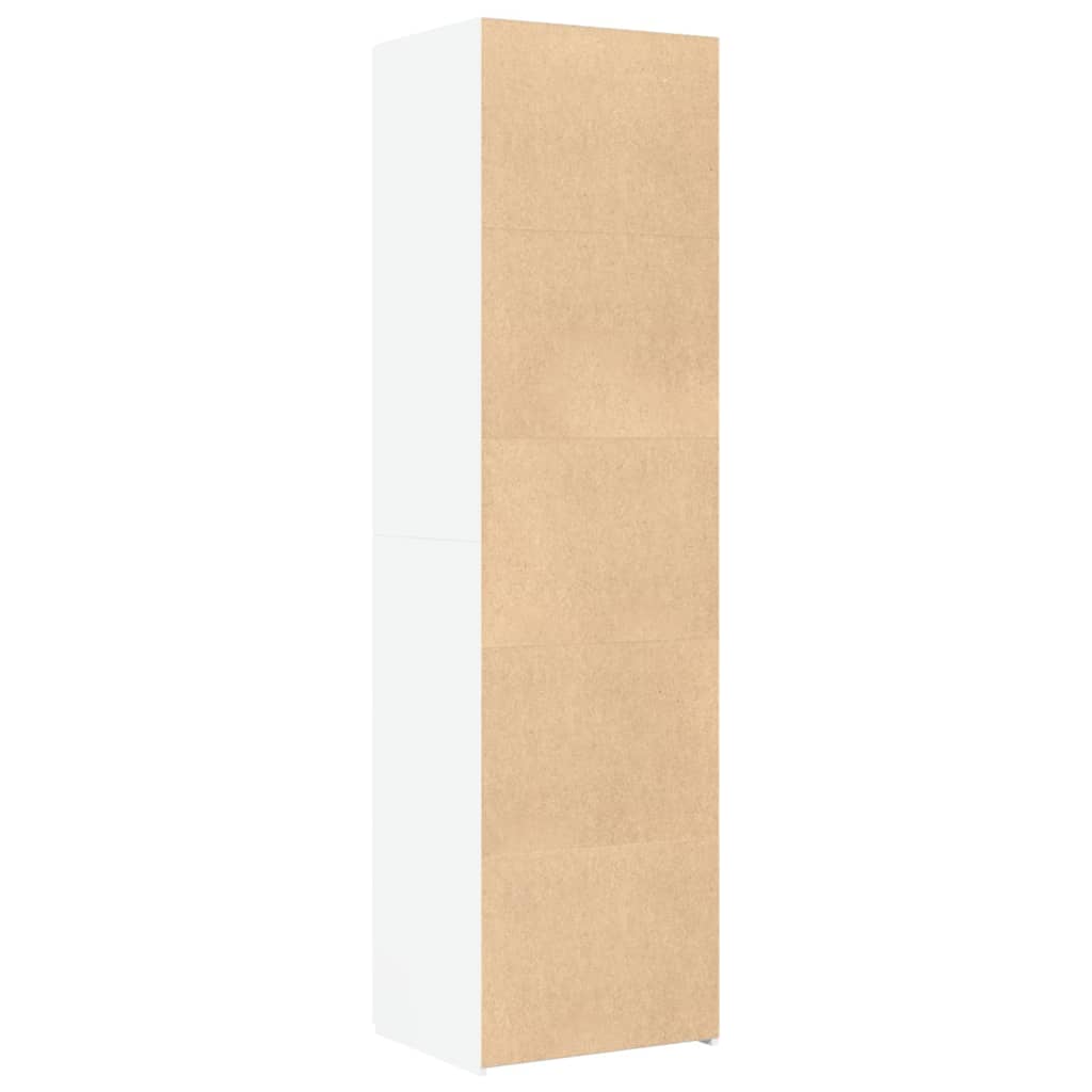 Highboard Weiß 50x42,5x185 cm Holzwerkstoff