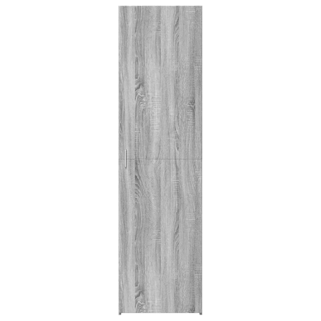 Highboard Grau Sonoma 50x42,5x185 cm Holzwerkstoff