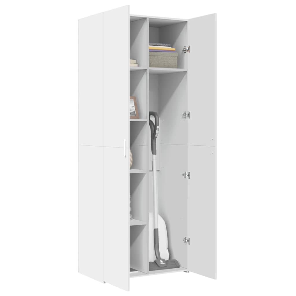 Highboard Weiß 70x42,5x185 cm Holzwerkstoff