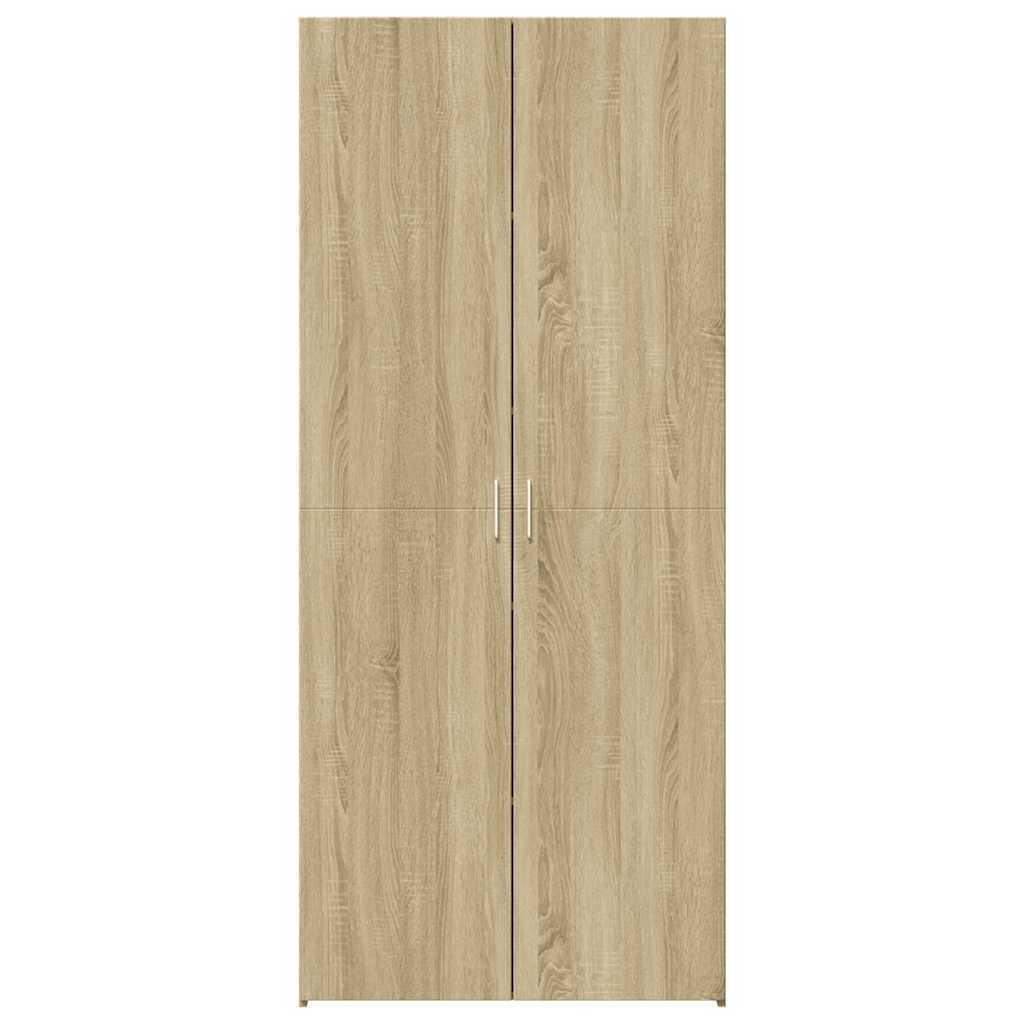 Highboard Sonoma-Eiche 70x42,5x185 cm Holzwerkstoff