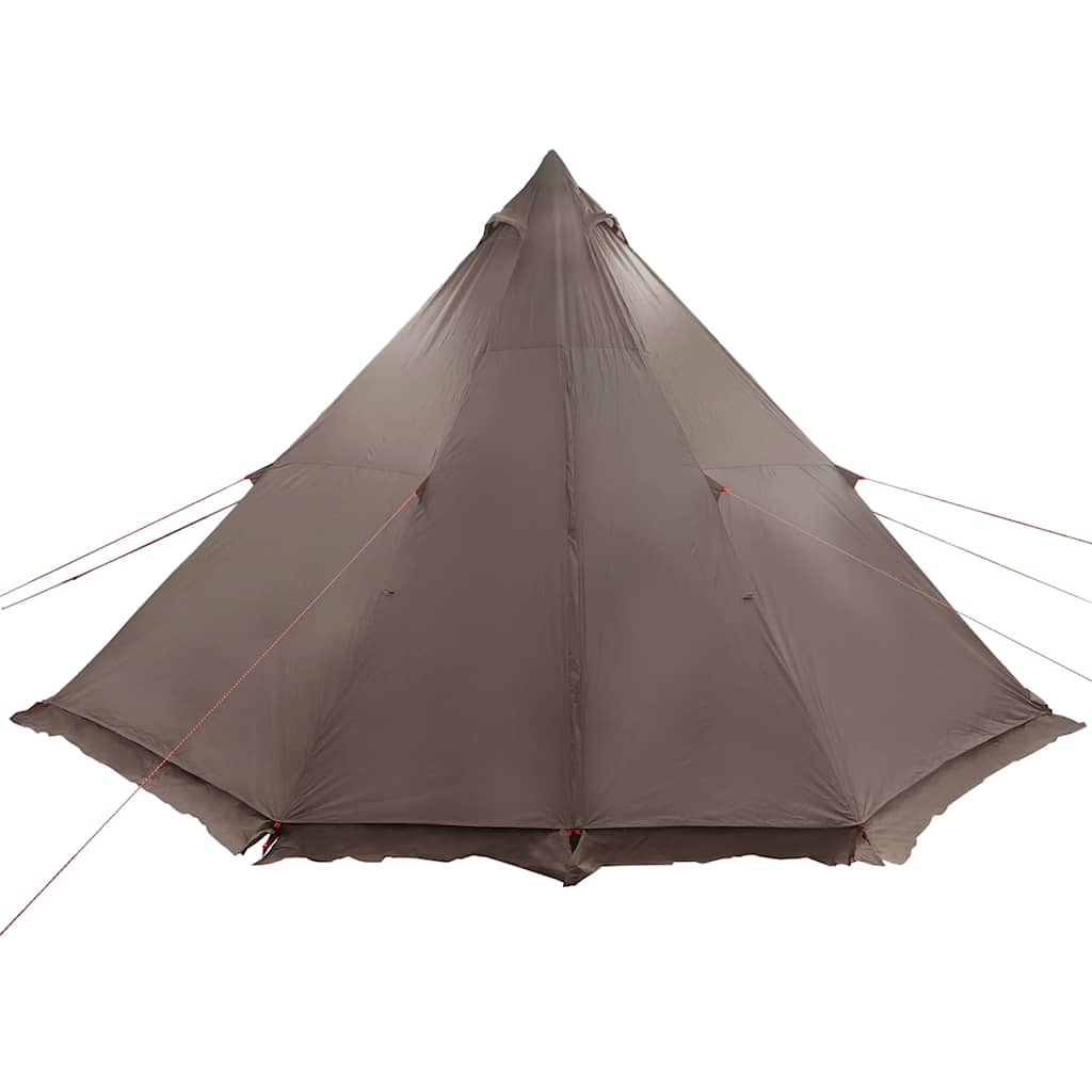 Tipi-Familienzelt 8 Personen Braun Wasserdicht
