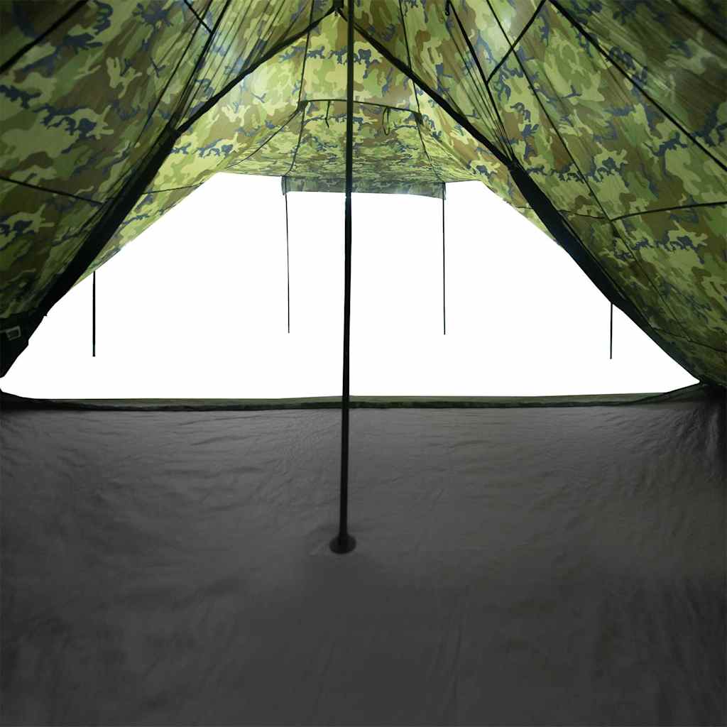 Tipi-Familienzelt 8 Personen Tarnmuster Wasserdicht