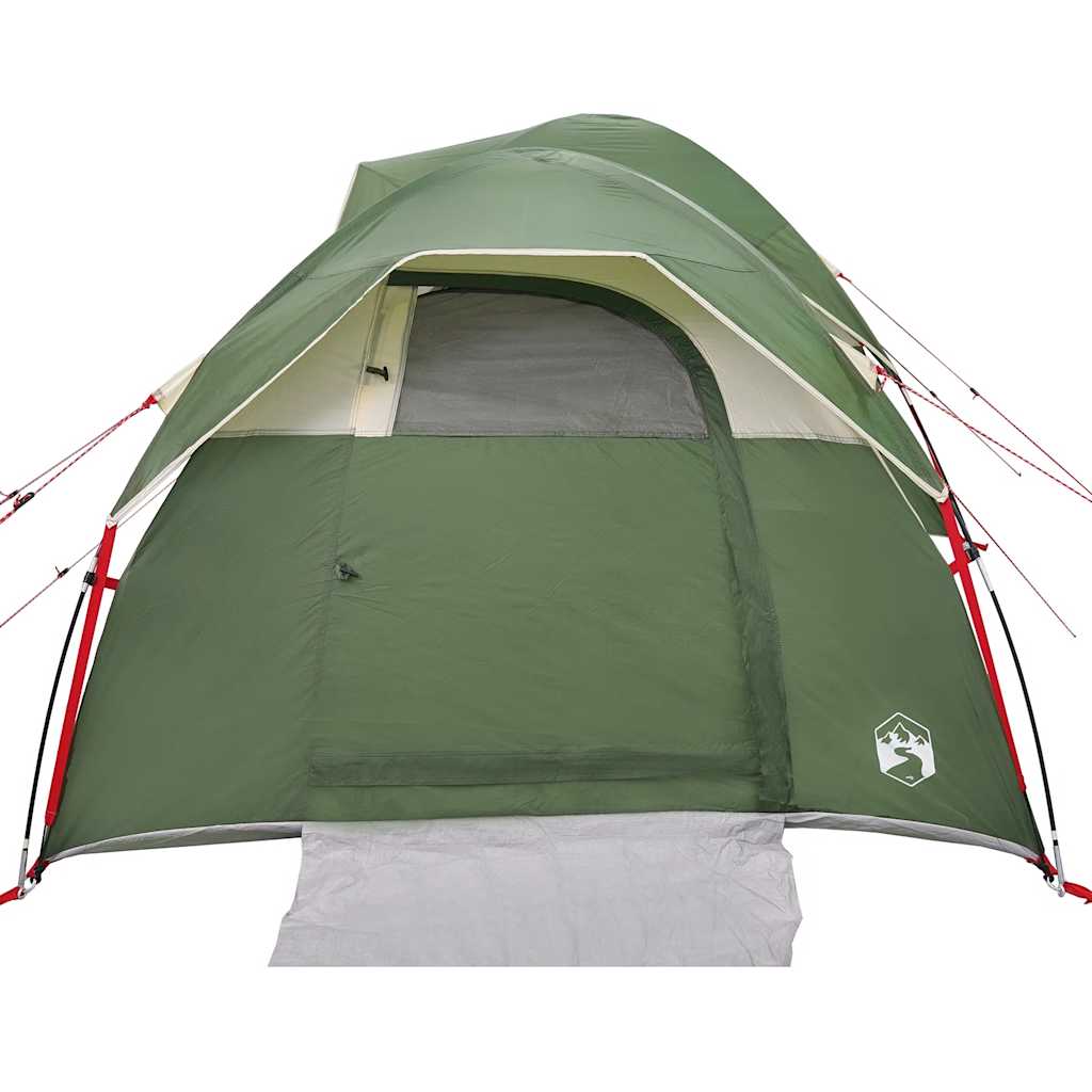 Campingzelt 5 Personen Grün Wasserdicht