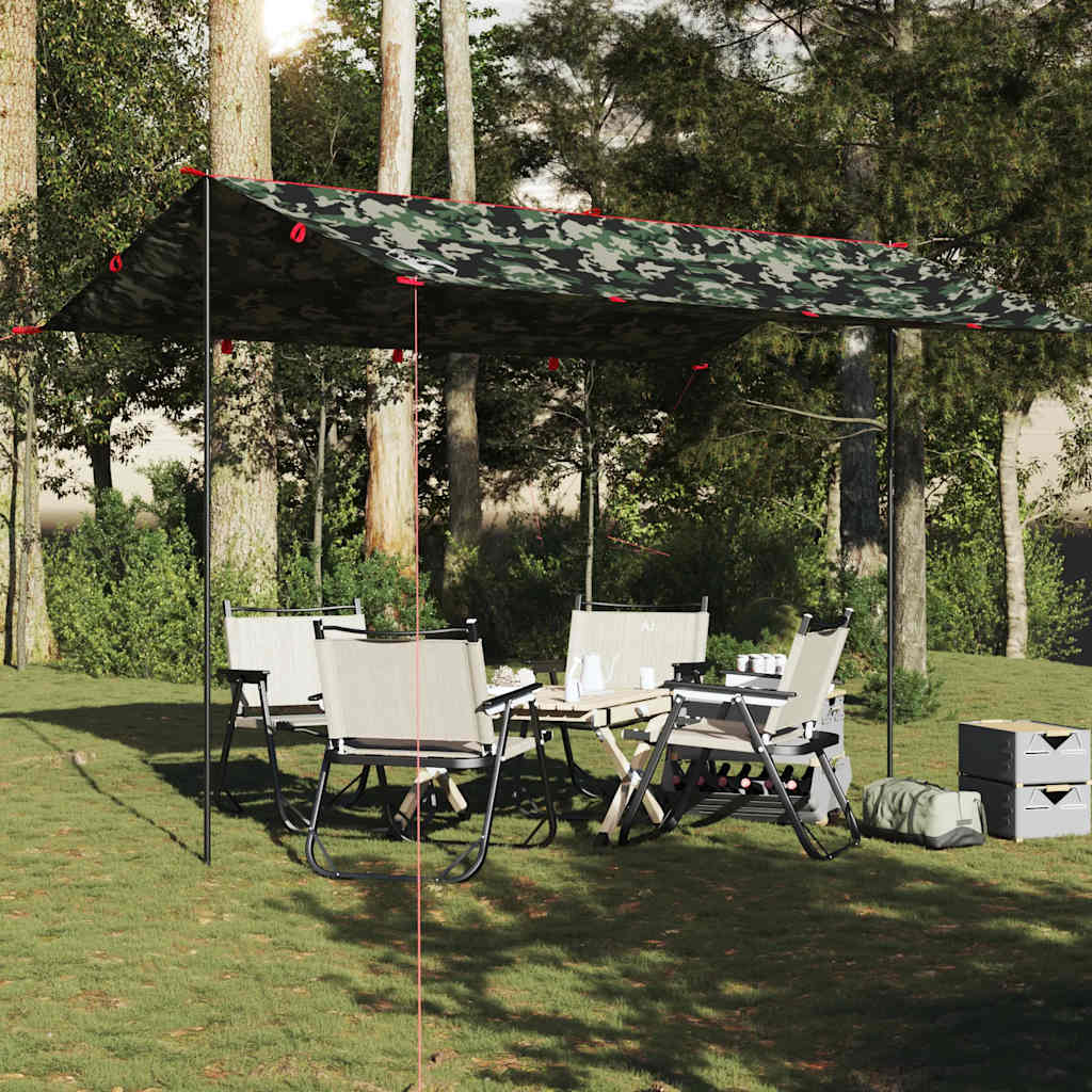 Tarp Tarnmuster 406x306 cm Wasserdicht
