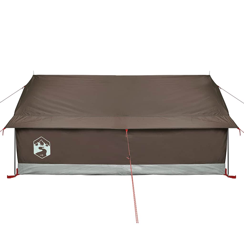 Campingzelt 2 Personen Braun Wasserdicht