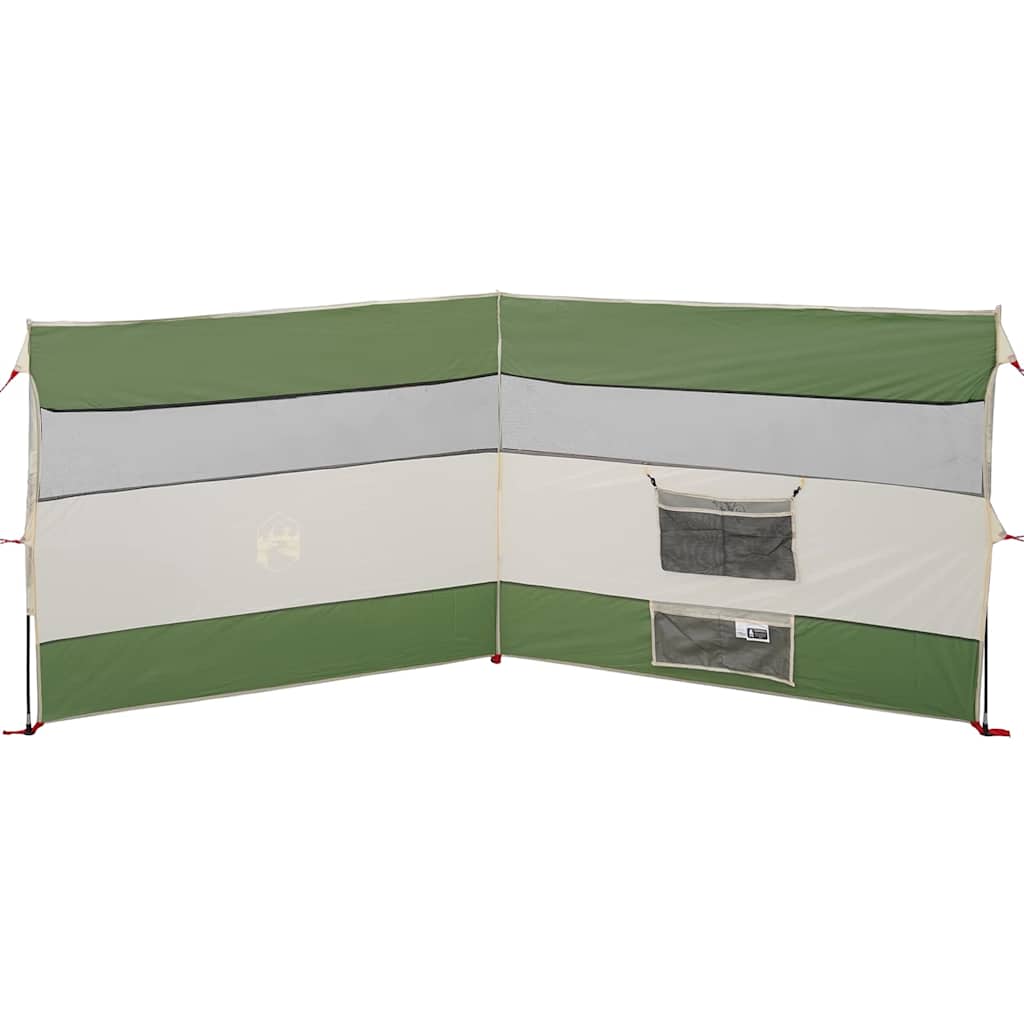 Camping-Windschutz Grün 340x130 cm Wasserdicht