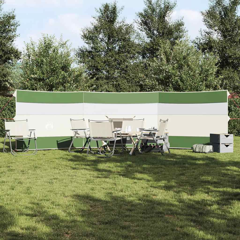 Camping-Windschutz Grün 508x130 cm Wasserdicht