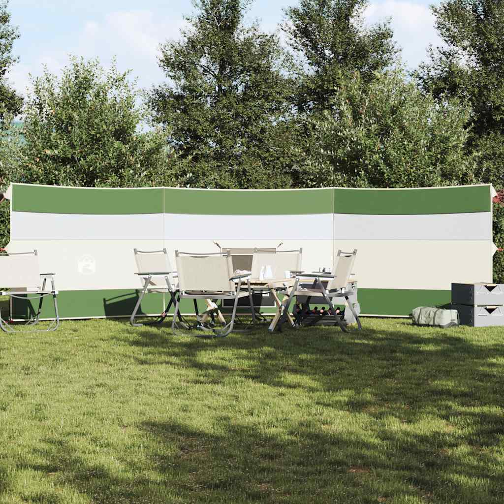 Camping-Windschutz Grün 508x130 cm Wasserdicht