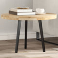 Tischplatte Rund Ø60x4 cm Massivholz Akazie