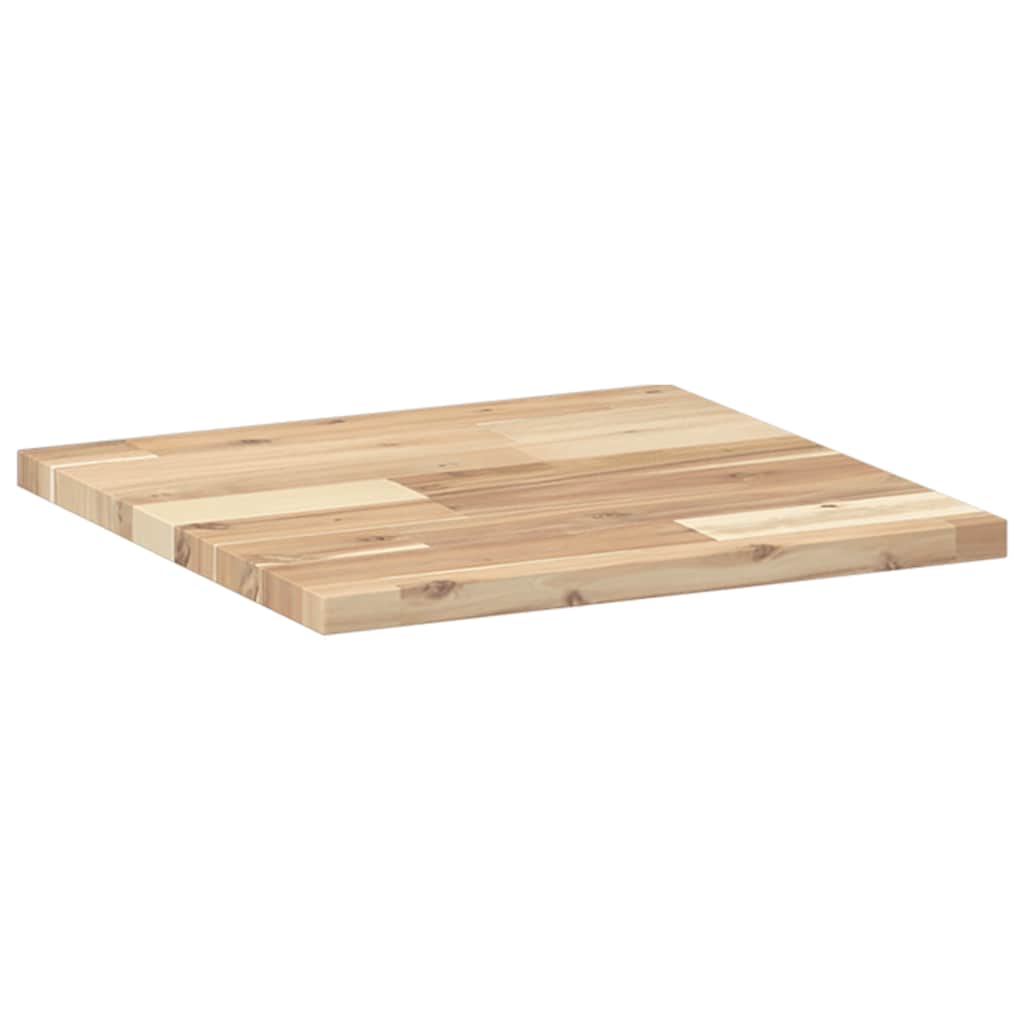 Tischplatte Quadratisch 40x40x2 cm Massivholz Akazie