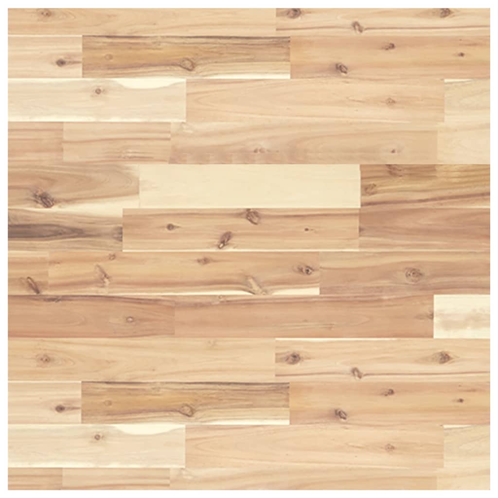 Tischplatte Quadratisch 60x60x2 cm Massivholz Akazie