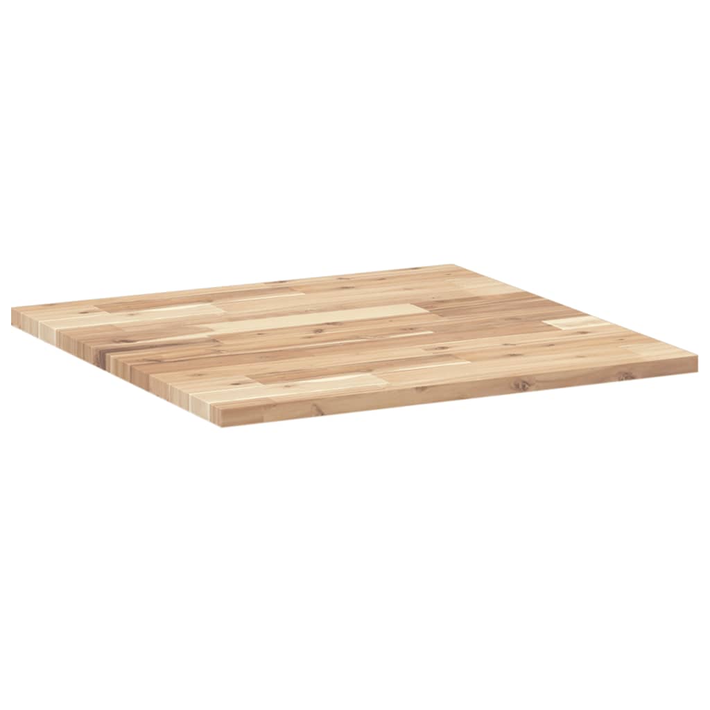 Tischplatte Quadratisch 60x60x2 cm Massivholz Akazie