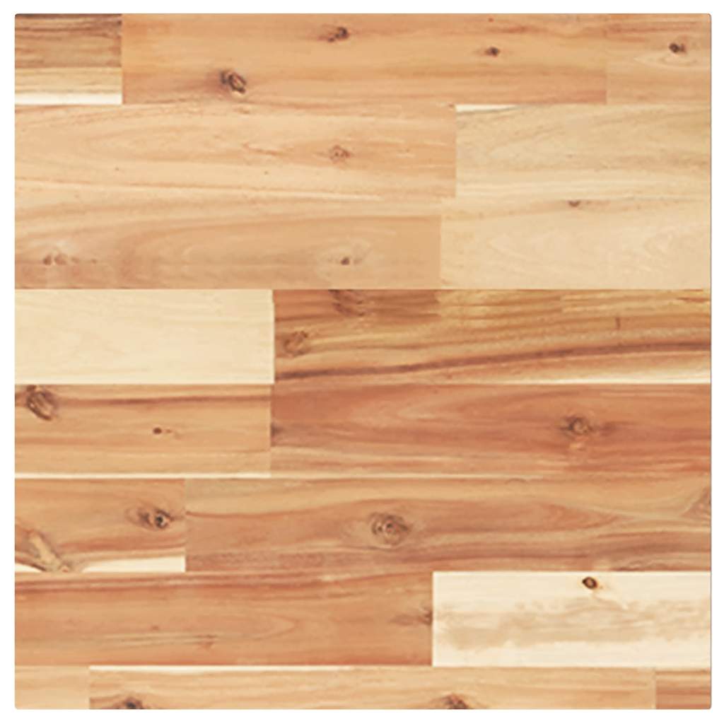 Tischplatte Quadratisch 40x40x2 cm Massivholz Akazie