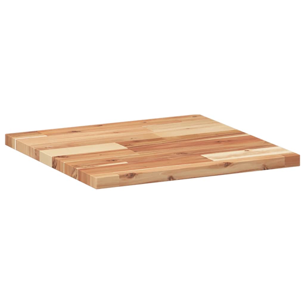 Tischplatte Quadratisch 40x40x2 cm Massivholz Akazie