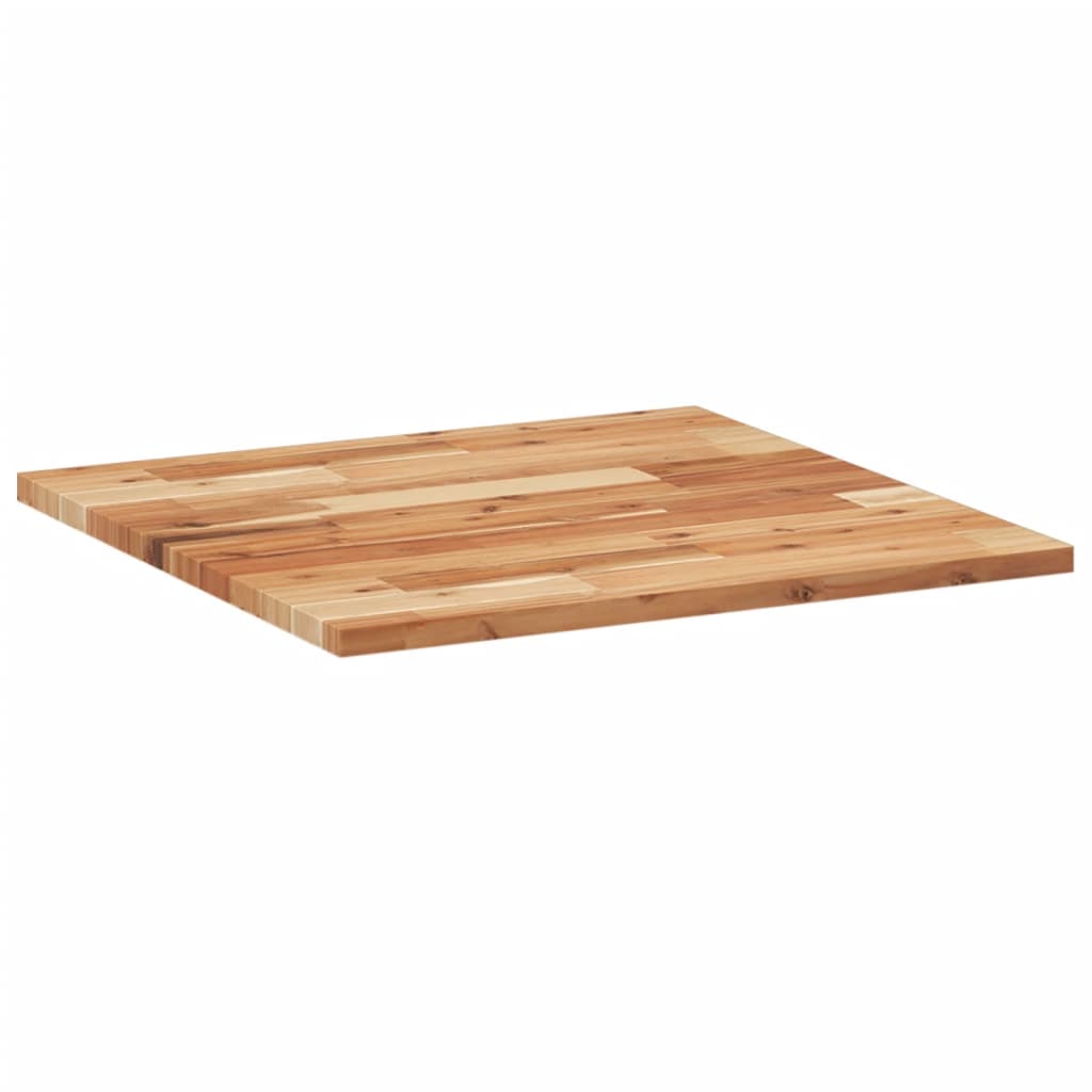 Tischplatte Quadratisch 60x60x2 cm Massivholz Akazie
