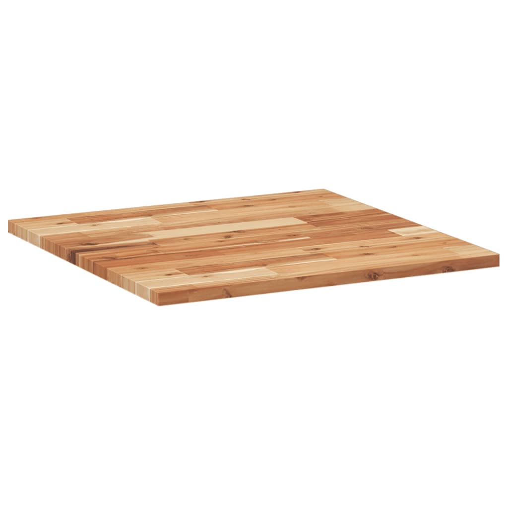 Tischplatte Quadratisch 60x60x2 cm Massivholz Akazie