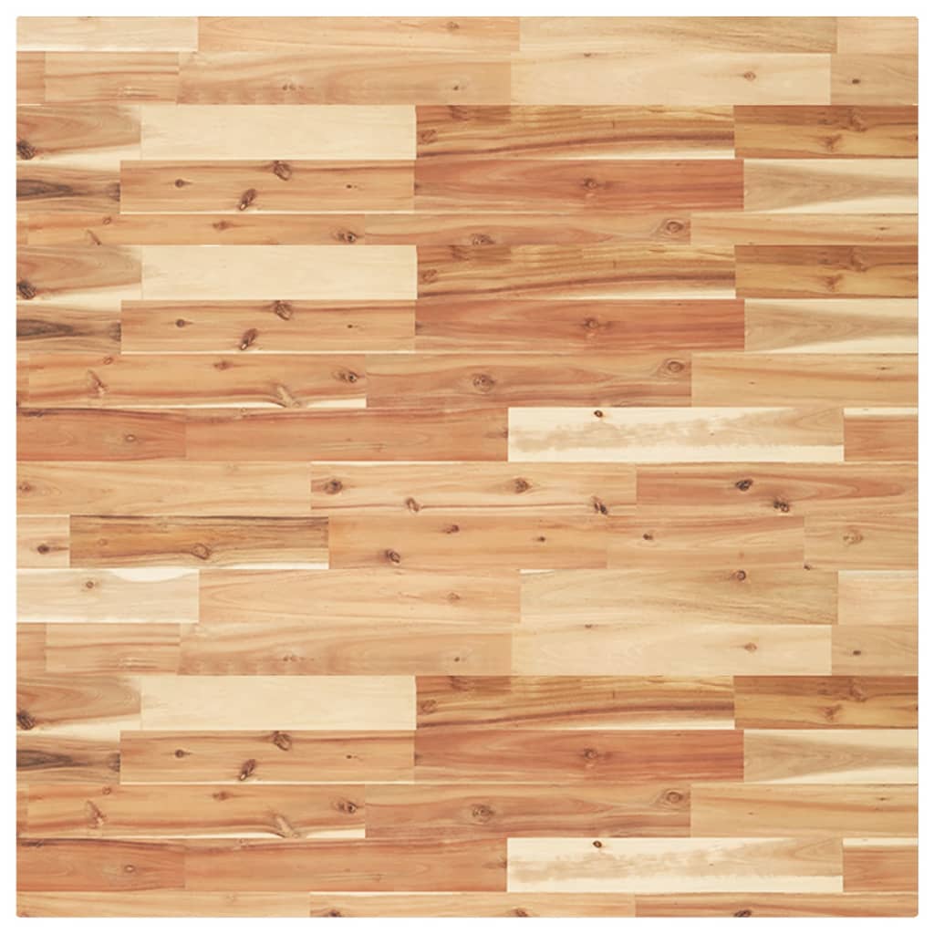 Tischplatte Quadratisch 90x90x4 cm Massivholz Akazie