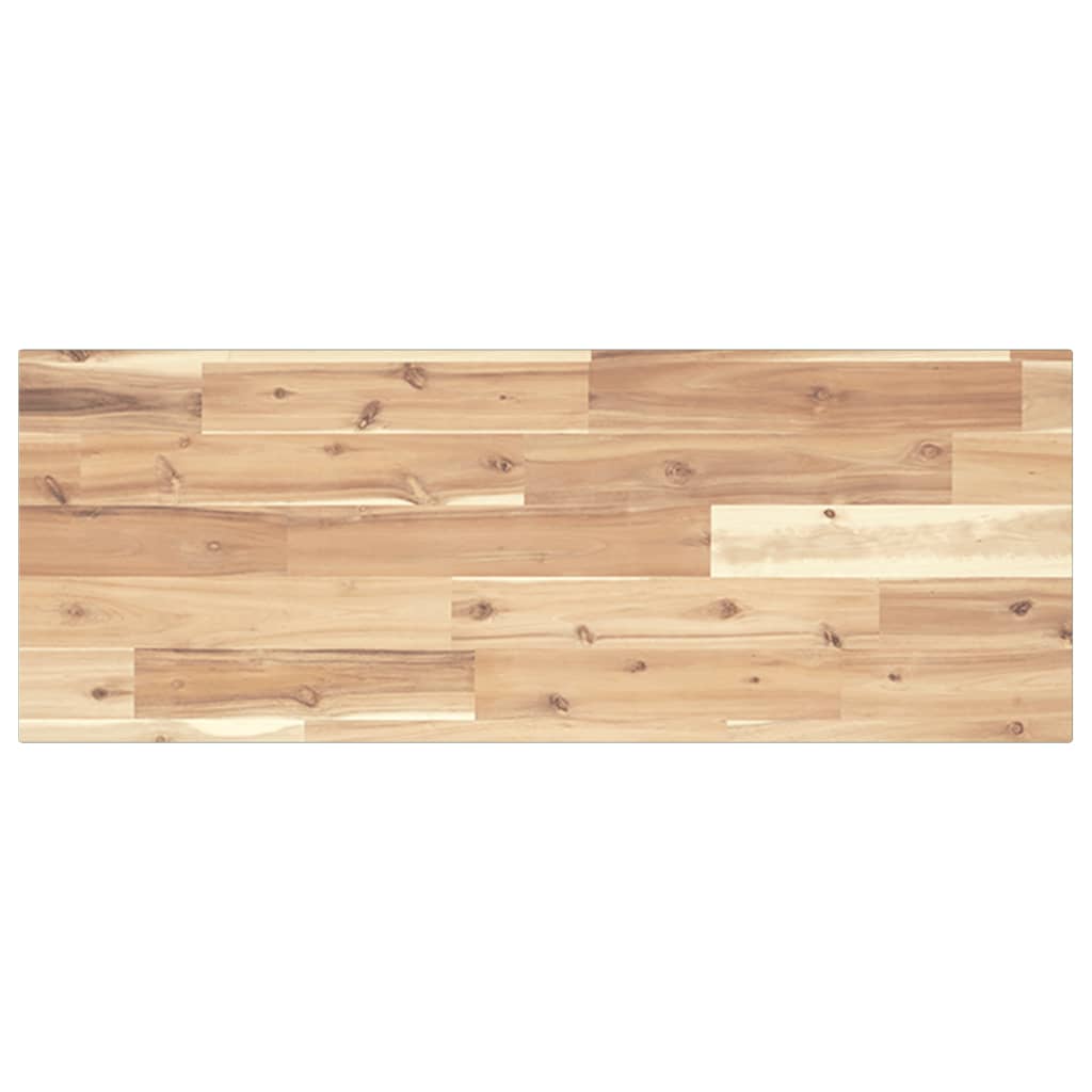Tischplatte 80x30x2 cm Rechteckig Massivholz Akazie