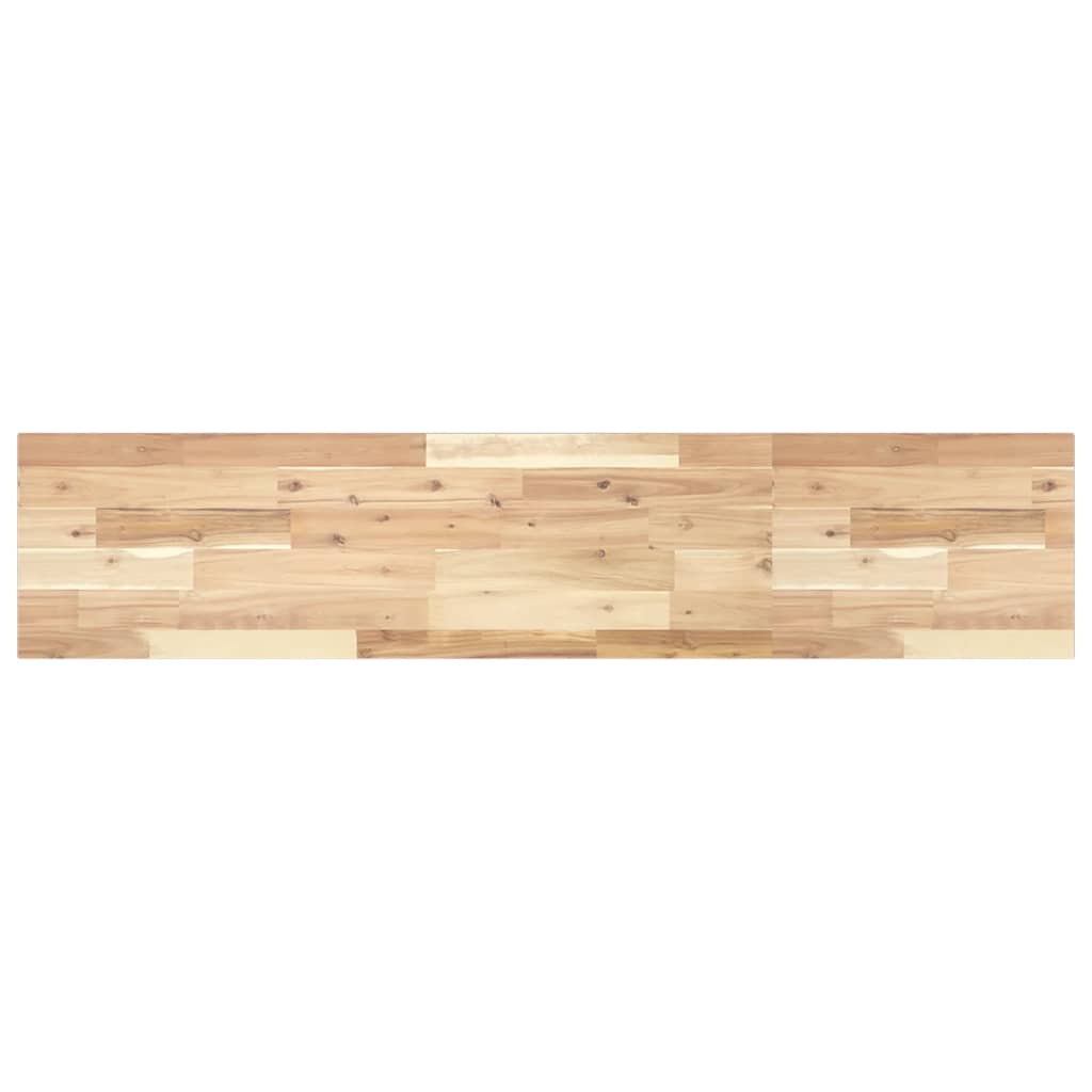 Tischplatte 120x30x2 cm Rechteckig Massivholz Akazie