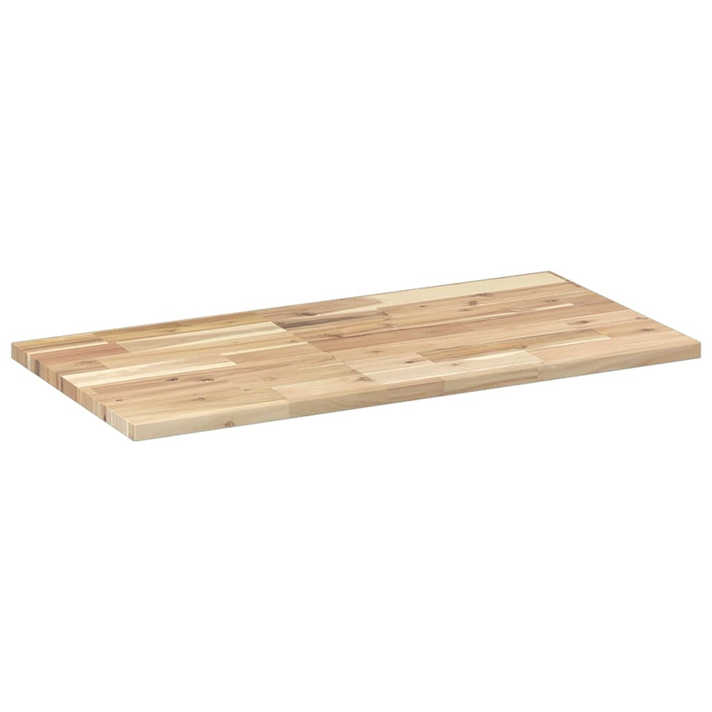 Tischplatte 60x40x2 cm Rechteckig Massivholz Akazie