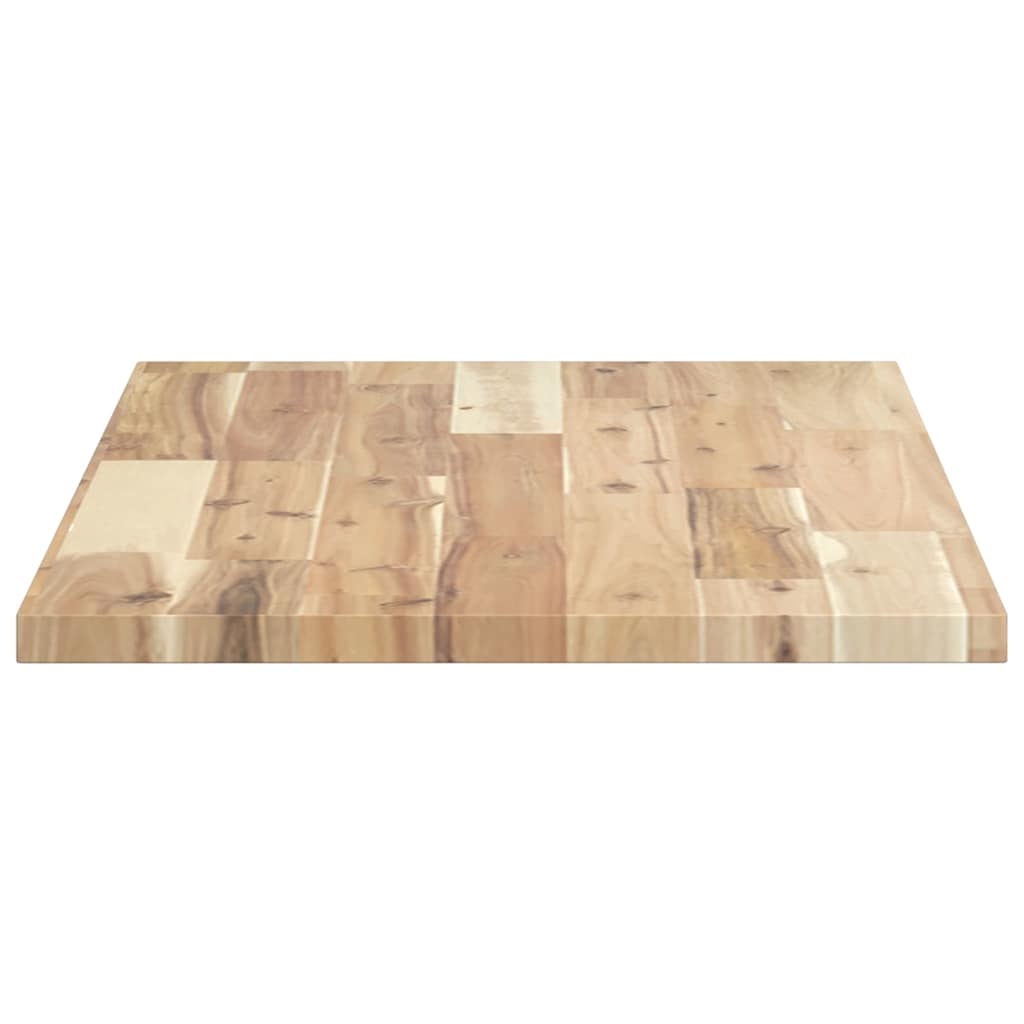 Tischplatte 60x40x2 cm Rechteckig Massivholz Akazie