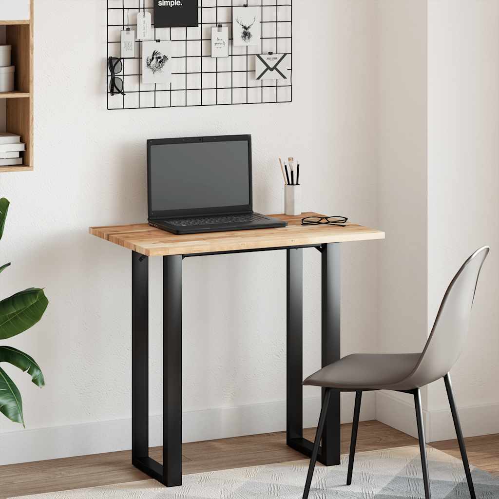 Tischplatte Rechteckig 100x50x2 cm Massivholz Akazie
