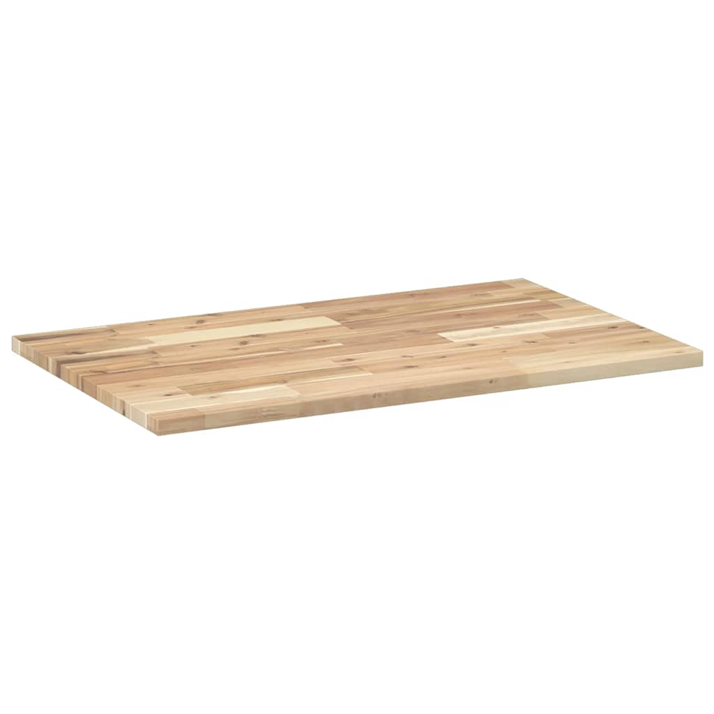 Tischplatte Rechteckig 100x50x2 cm Massivholz Akazie