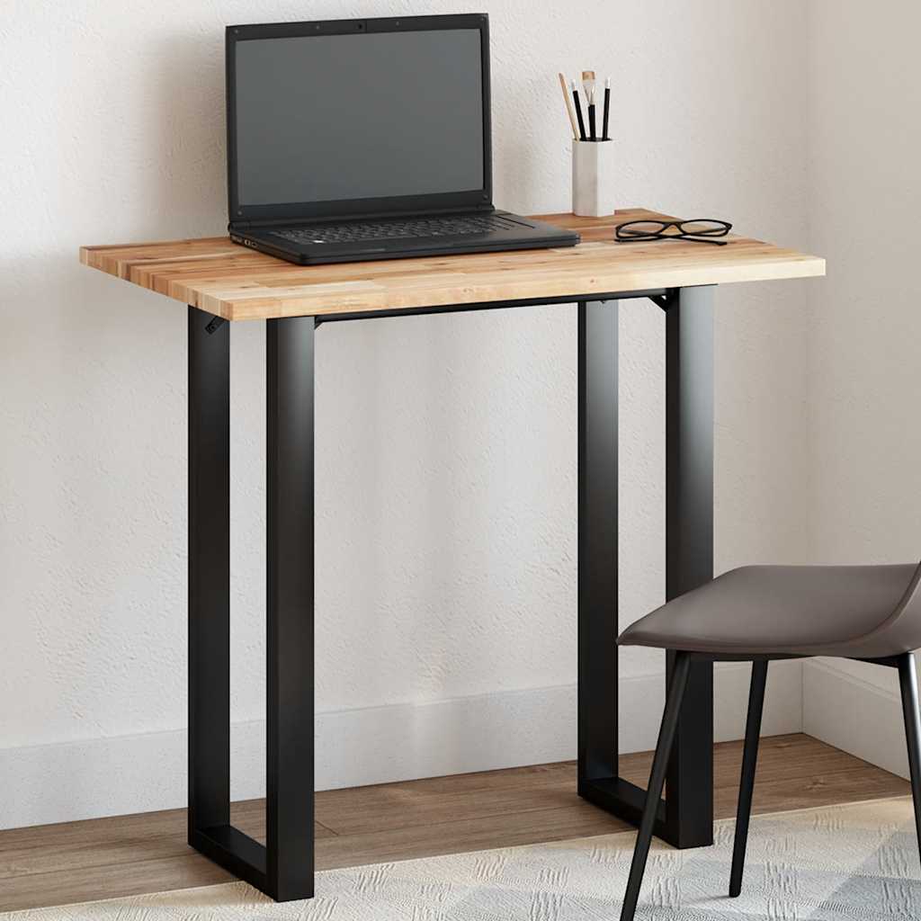 Tischplatte Rechteckig 100x50x2 cm Massivholz Akazie