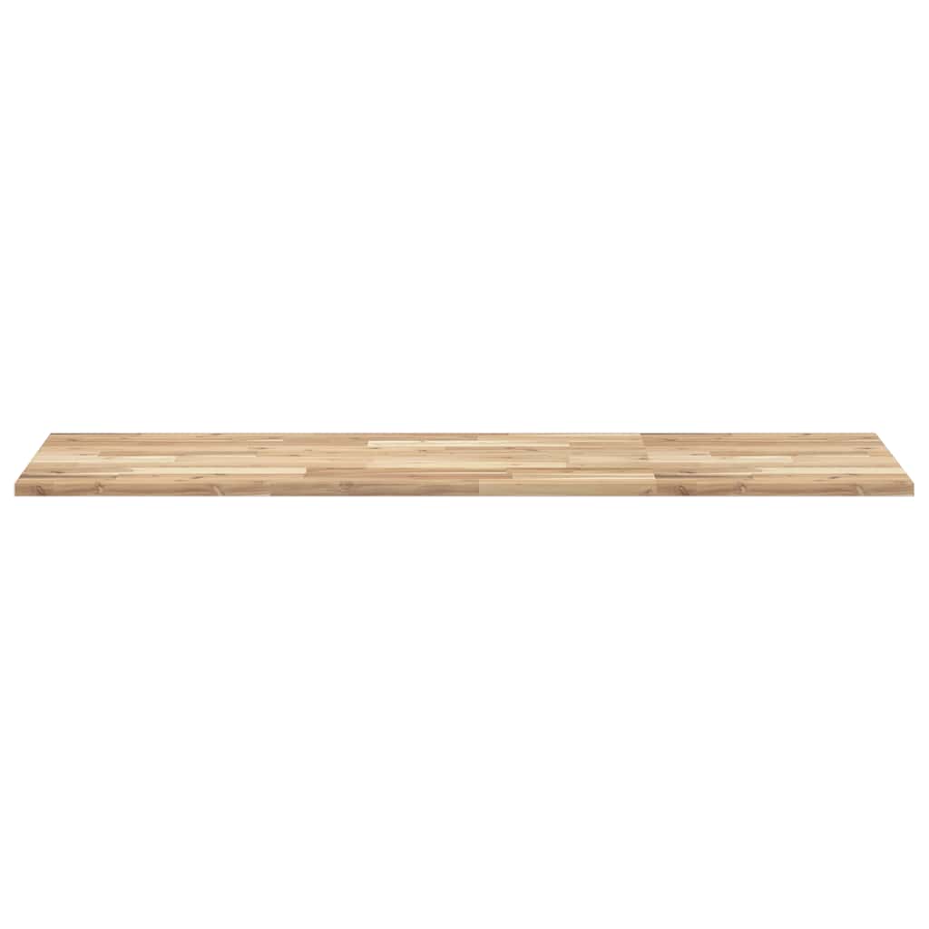 Tischplatte Rechteckig 120x50x2 cm Massivholz Akazie