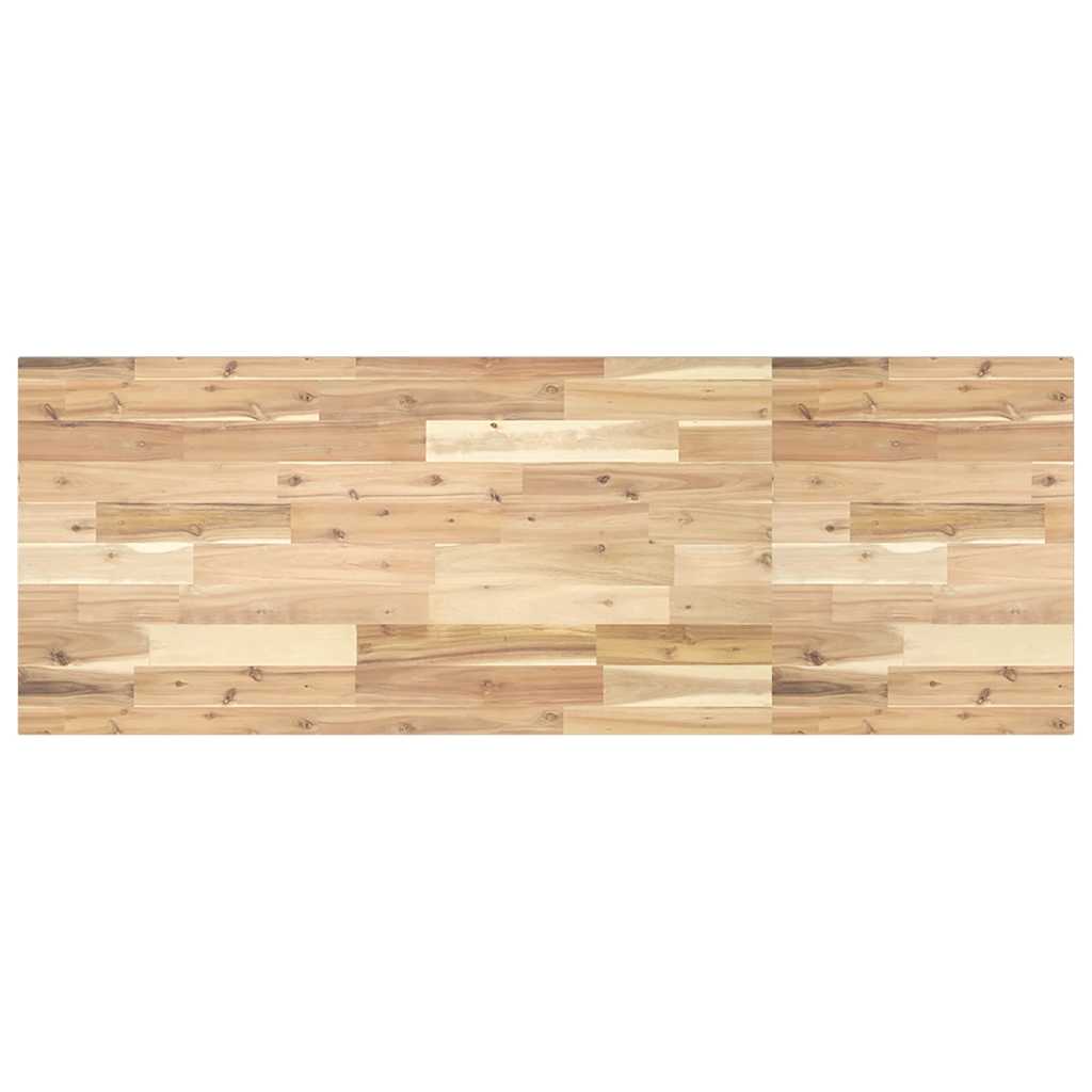 Tischplatte Rechteckig 160x50x2 cm Massivholz Akazie