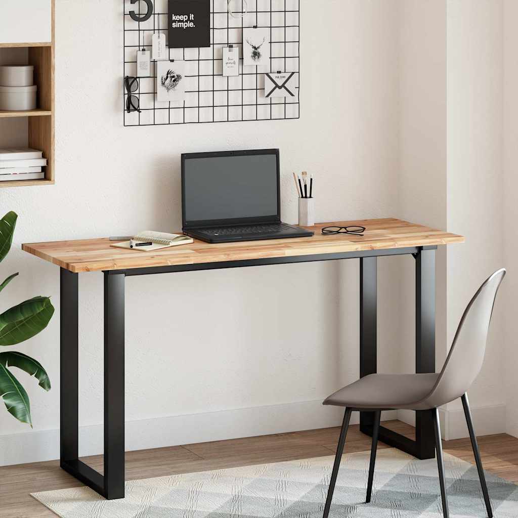 Tischplatte Rechteckig 160x50x2 cm Massivholz Akazie
