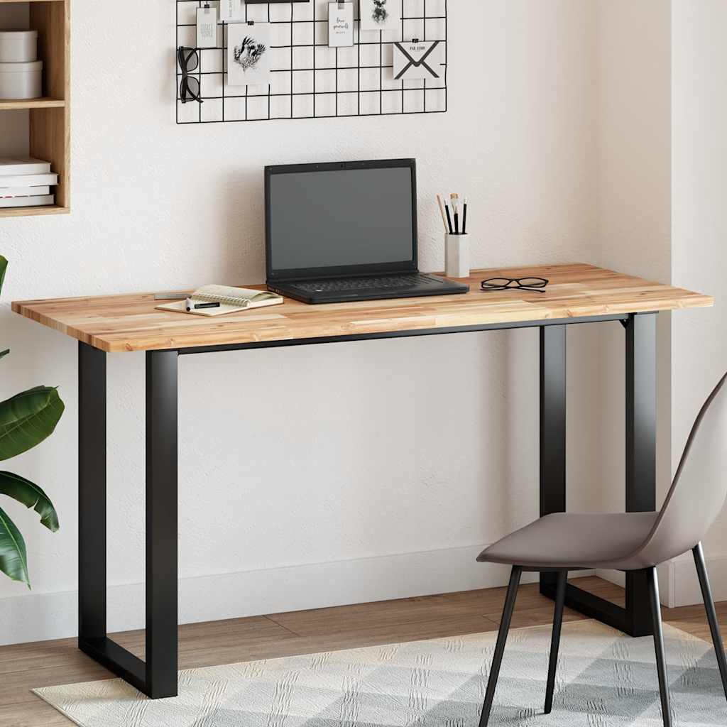 Tischplatte Rechteckig 140x60x2 cm Massivholz Akazie