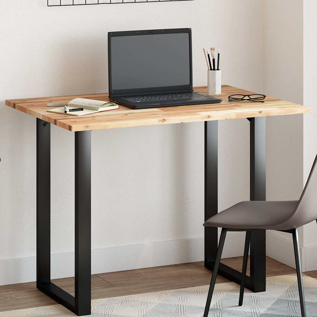 Tischplatte Rechteckig 120x70x2 cm Massivholz Akazie