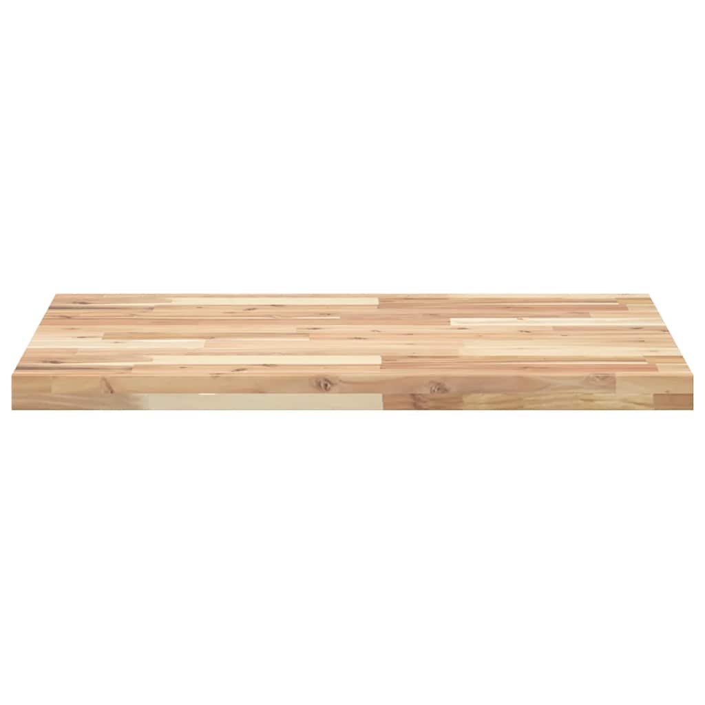 Tischplatte Rechteckig 100x60x4 cm Massivholz Akazie