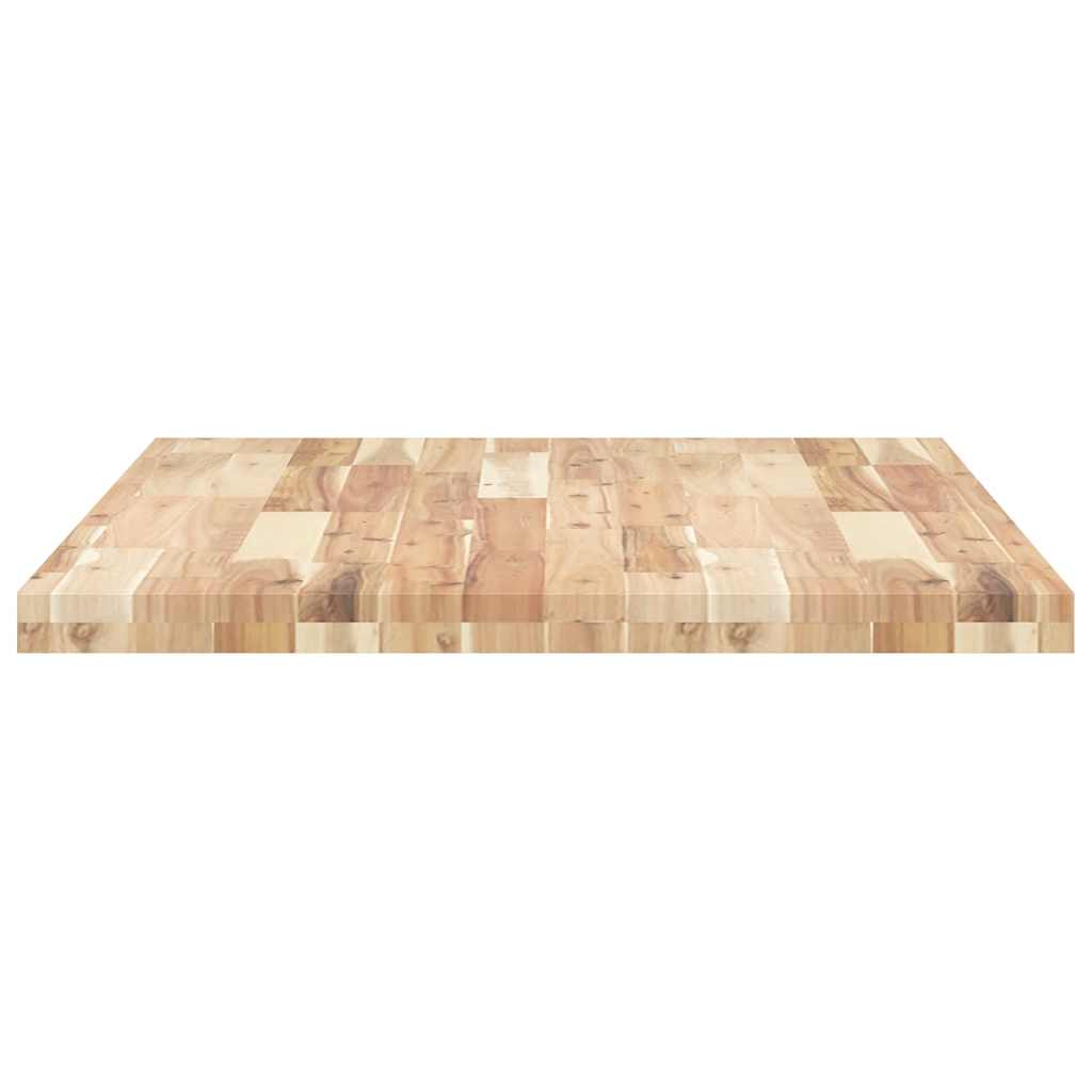 Tischplatte Rechteckig 120x70x4 cm Massivholz Akazie