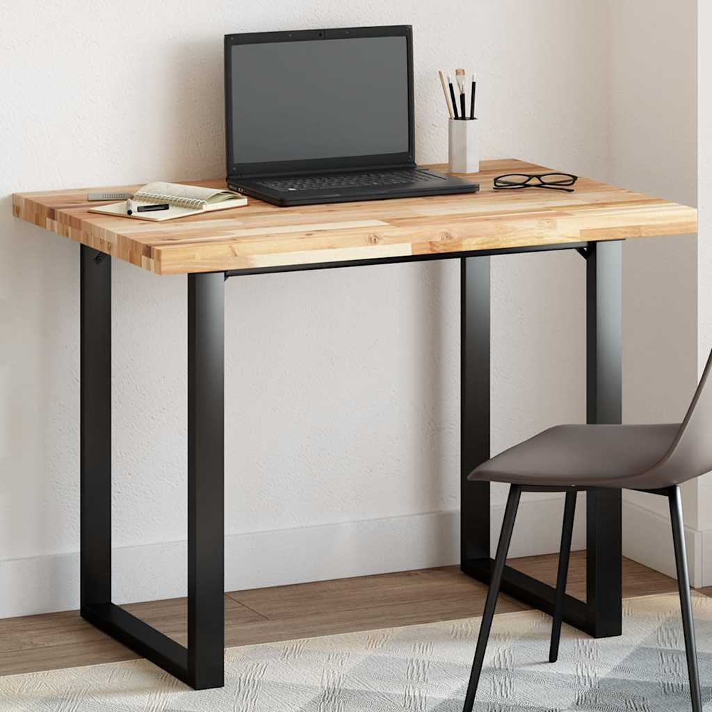 Tischplatte Rechteckig 120x70x4 cm Massivholz Akazie