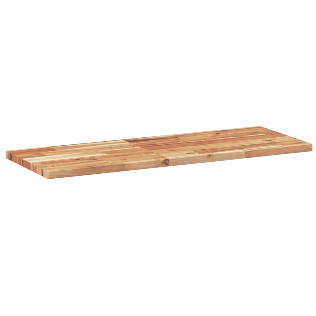 Tischplatte Rechteckig 80x30x2 cm Massivholz Akazie