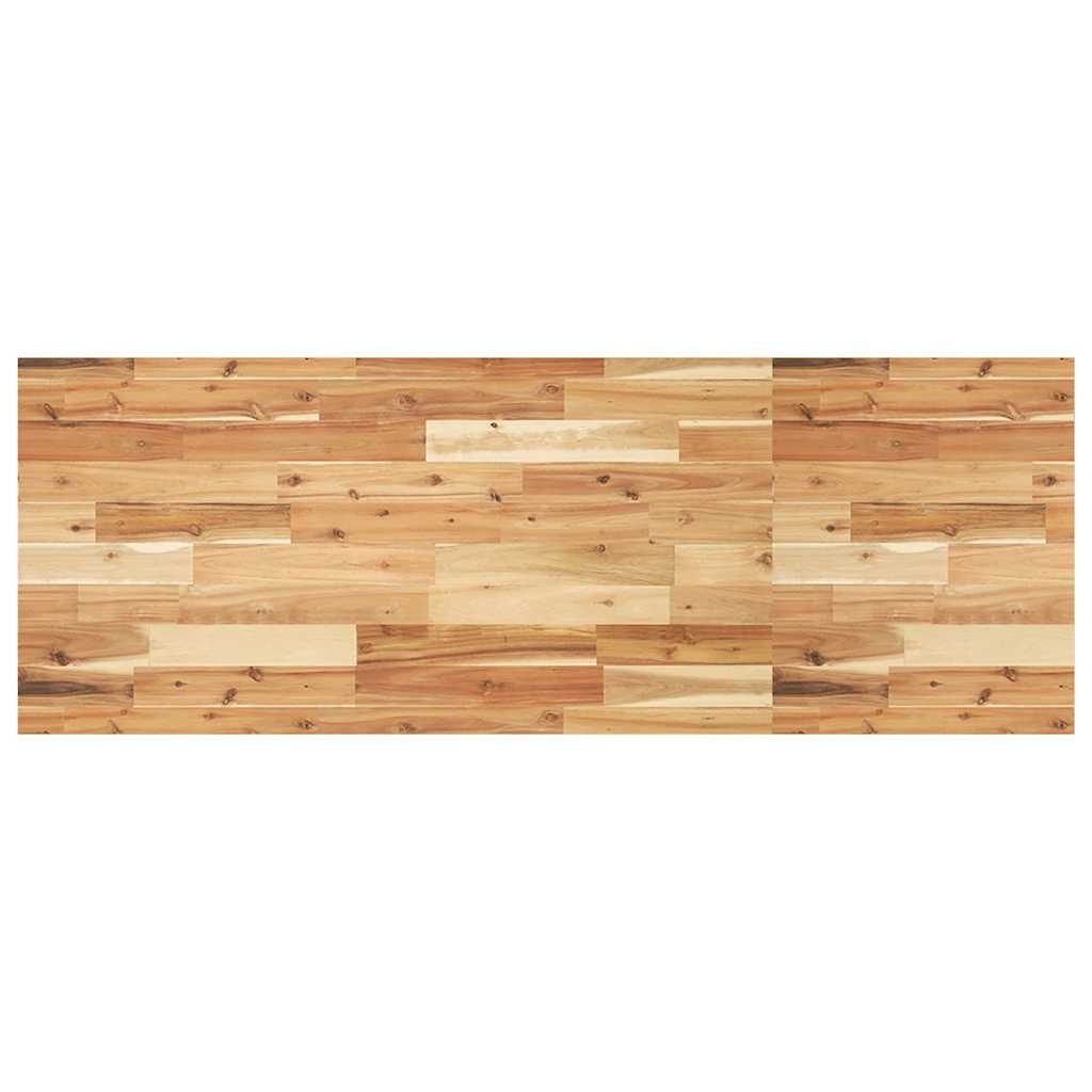 Tischplatte Rechteckig 160x50x2 cm Massivholz Akazie