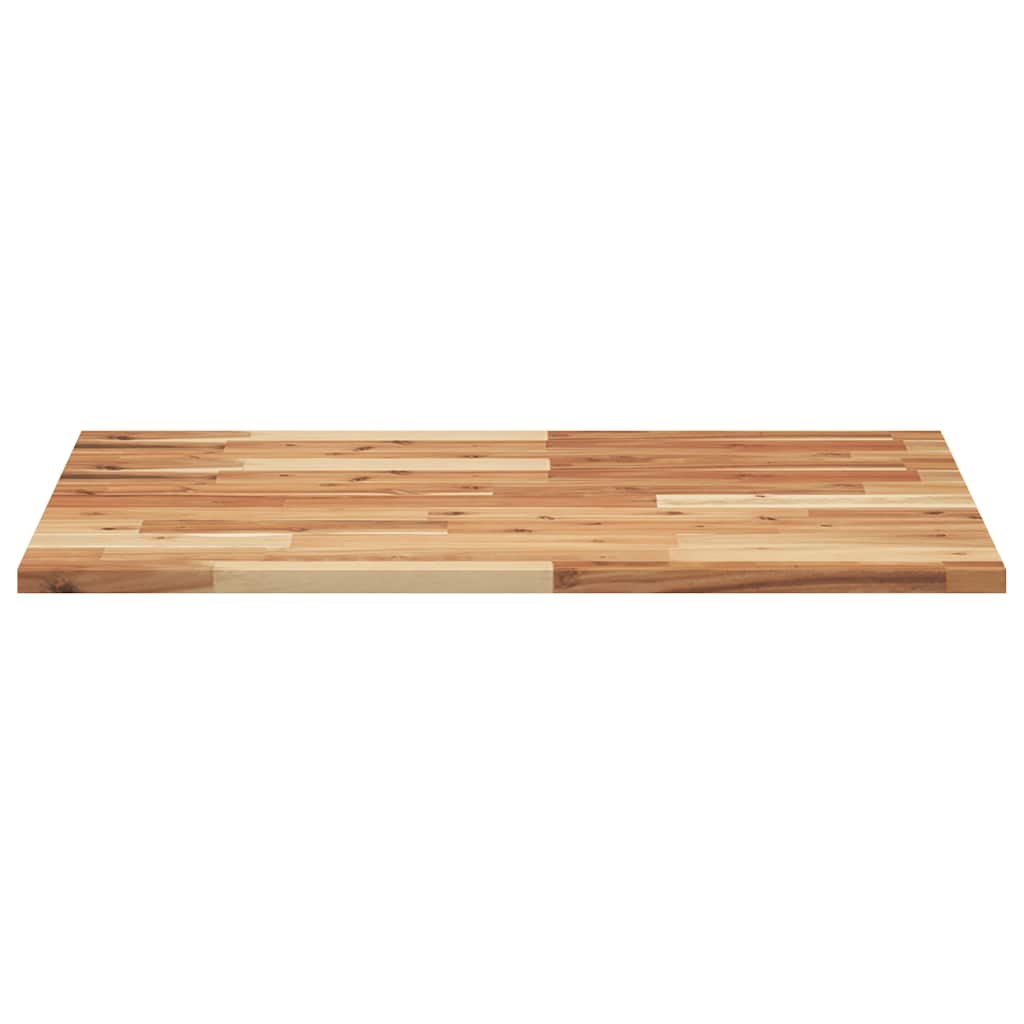 Tischplatte Rechteckig 80x60x2 cm Massivholz Akazie