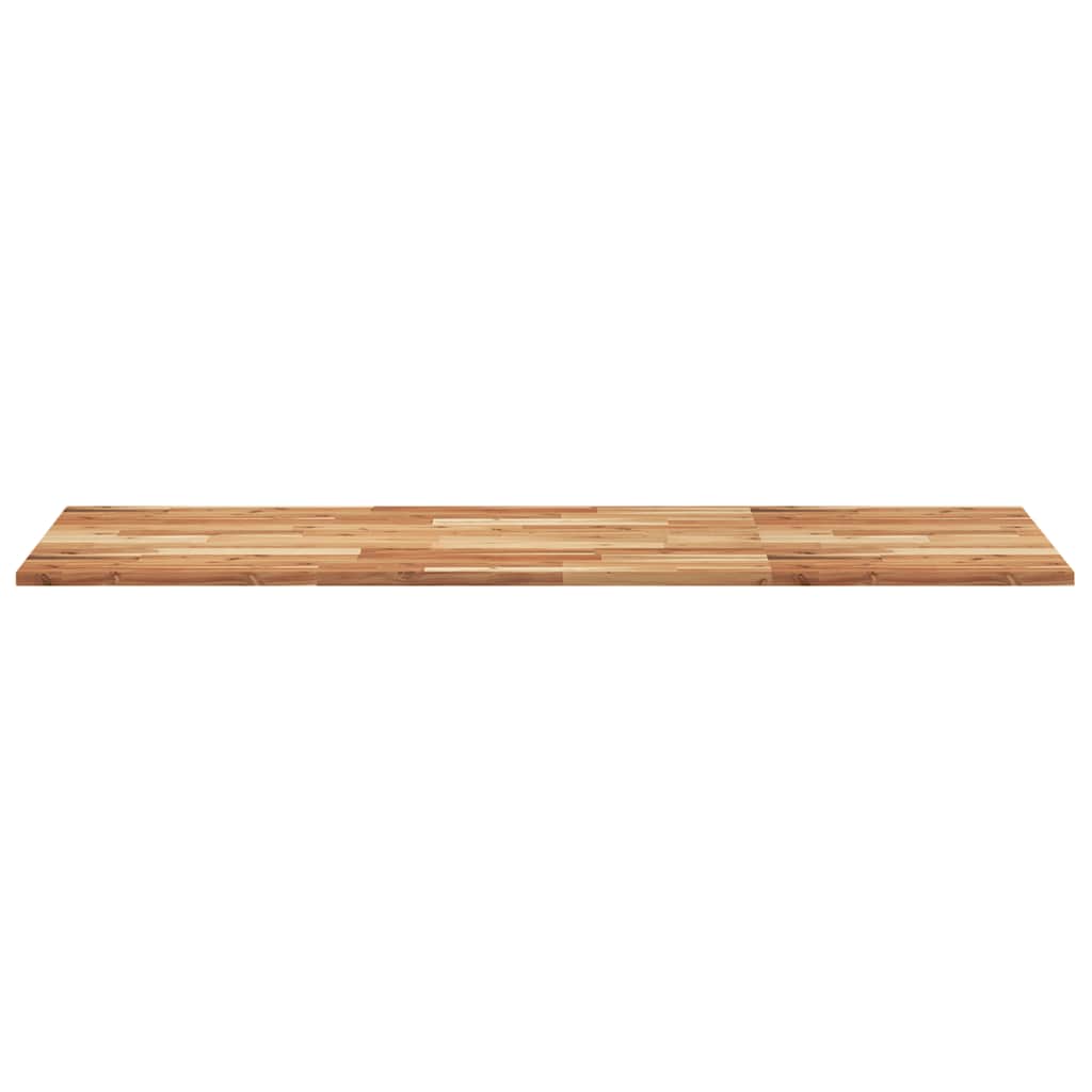 Tischplatte Rechteckig 120x60x2 cm Massivholz Akazie