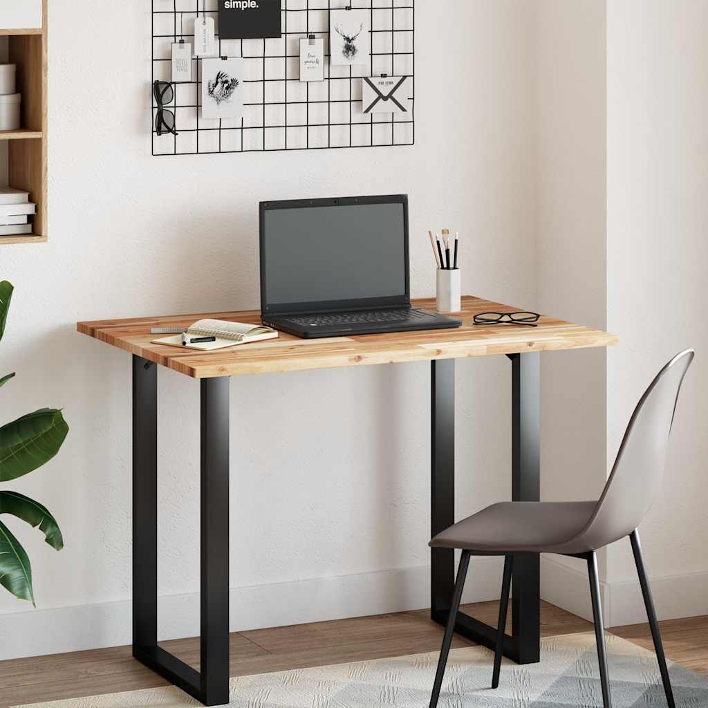 Tischplatte Rechteckig 120x70x2 cm Massivholz Akazie