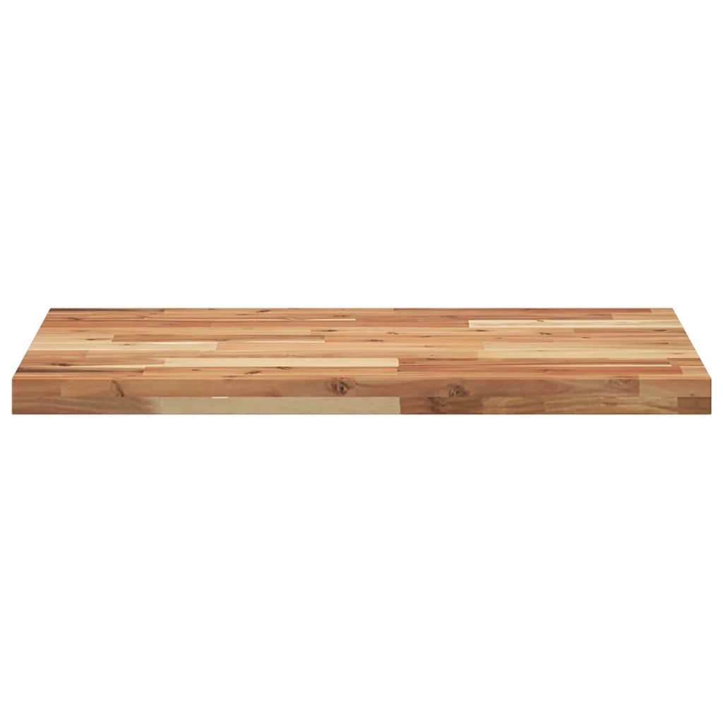Tischplatte Rechteckig 80x50x4 cm Massivholz Akazie