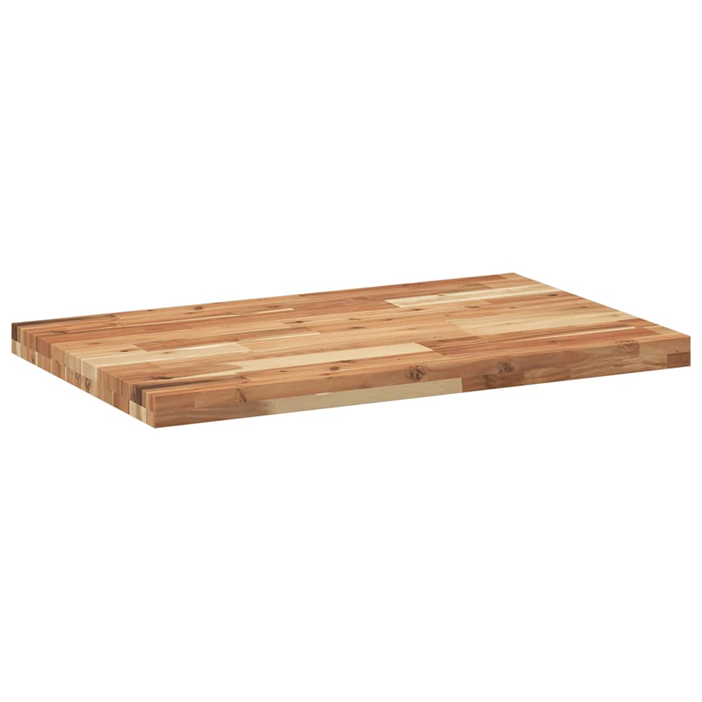 Tischplatte Rechteckig 140x50x4 cm Massivholz Akazie
