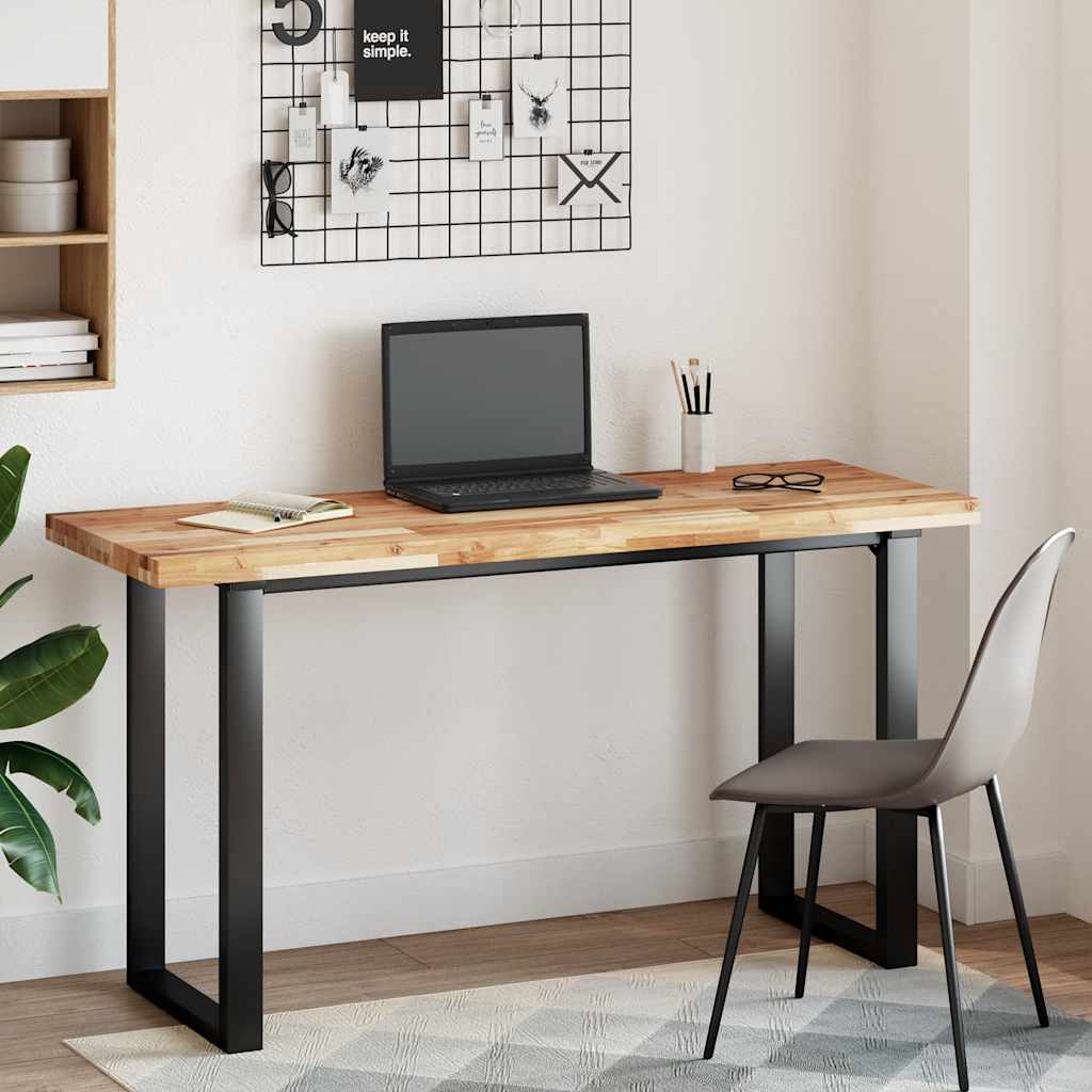 Tischplatte Rechteckig 160x50x4 cm Massivholz Akazie