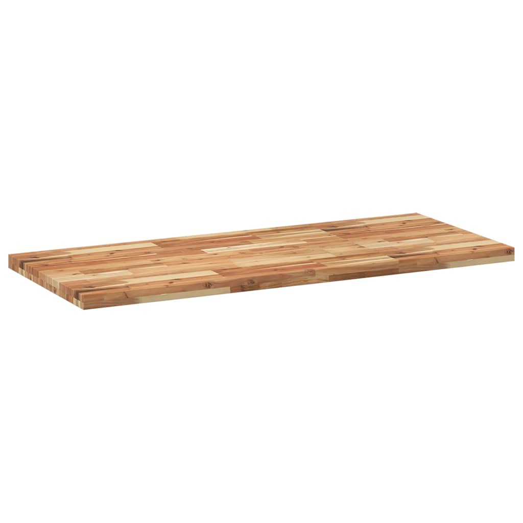 Tischplatte Rechteckig 120x60x4 cm Massivholz Akazie