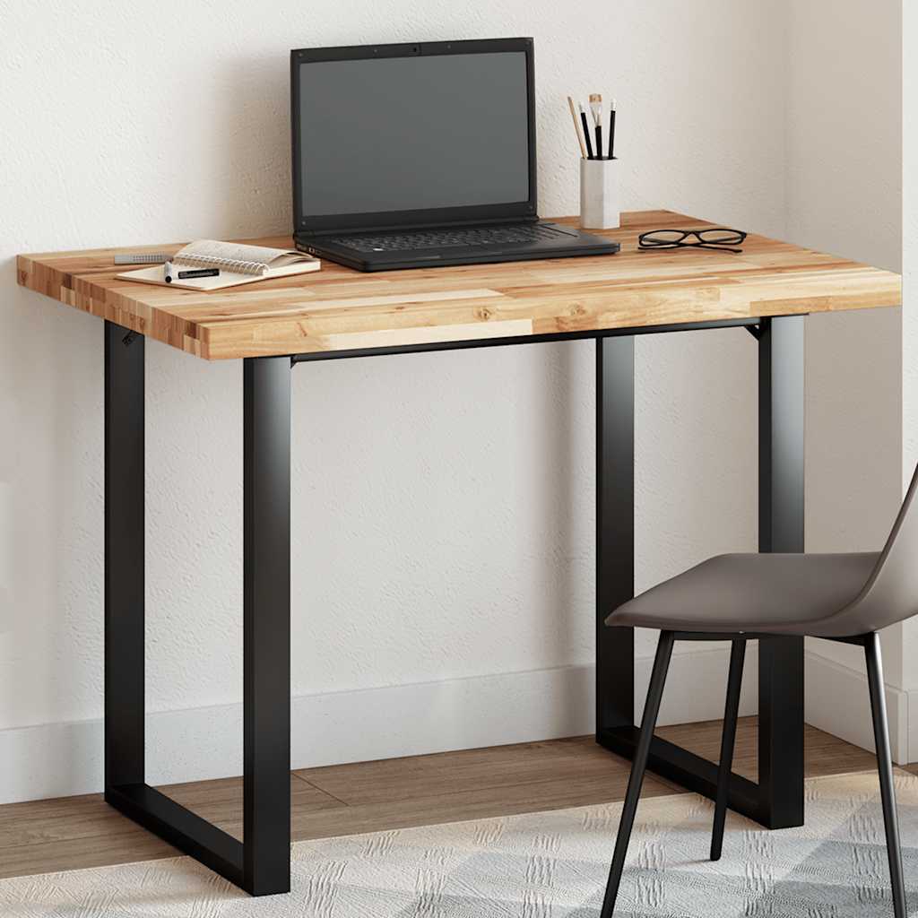 Tischplatte Rechteckig 80x70x4 cm Massivholz Akazie