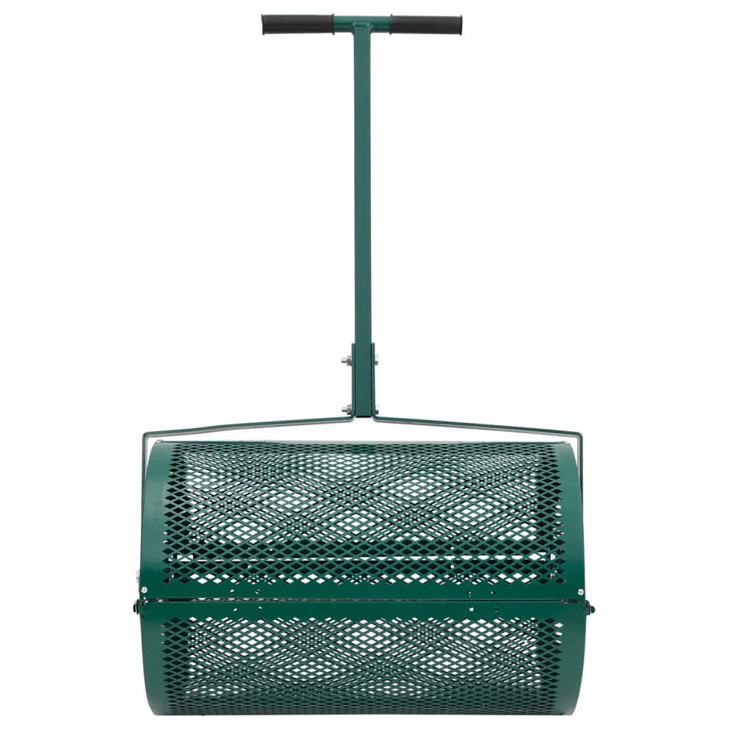 Kompost-Streuer 75L Grün Ø40x60 cm Stahl